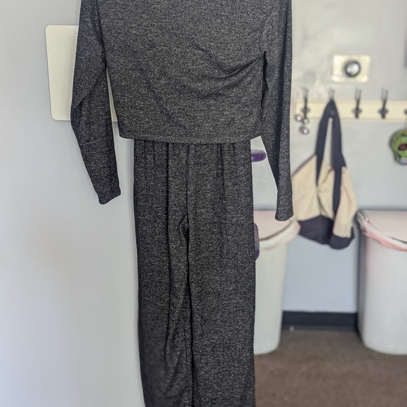 Zara Charcoal Flare Jumpsuit - Picture 1 of 6